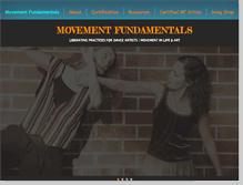 Tablet Screenshot of movementfundamentals.org